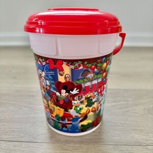 Disney Parks Popcorn Holiday Christmas Bucket 2024